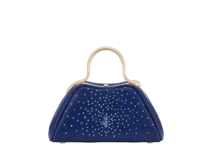 Borsa mini con manico superiore Serpentine