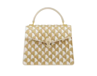 Borsa Serpenti Forever Medium con manico superiore