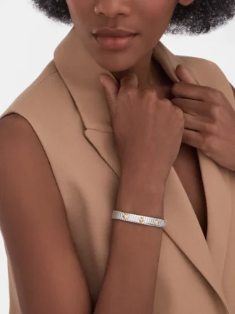 Bracciale Bvlgari Tubogas in oro e acciaio