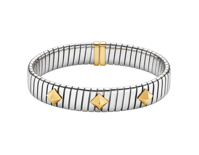 Bracciale Bvlgari Tubogas in oro e acciaio