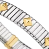 Bracciale Bvlgari Tubogas in oro e acciaio