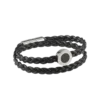Bracciale in pelle Bvlgari Bvlgari Man