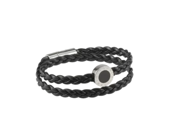 Bracciale in pelle Bvlgari Bvlgari Man