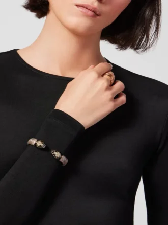 Bracciale in pelle Serpenti Forever